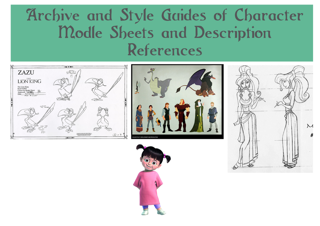 Character Model Sheet Style Reference Website by conthauberger on ...