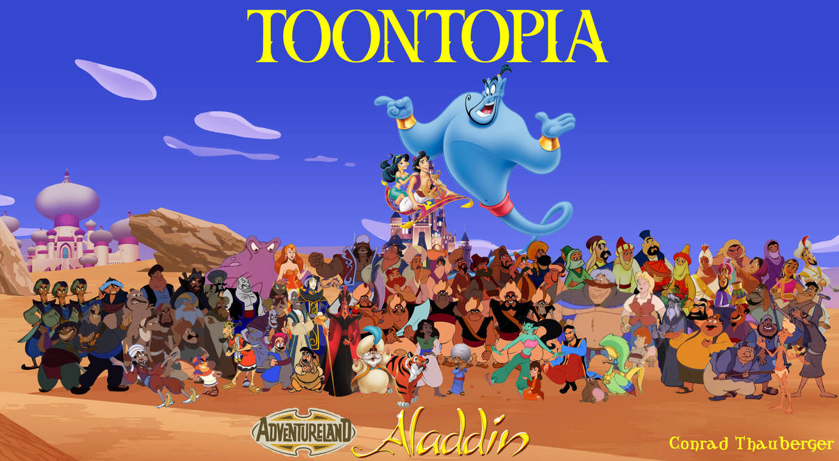 Toontopia Rumi Concert Toontopia poster - Aladdin by conthauberger on DeviantArt