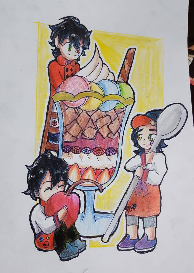 Buster Cornbread Deviantart BusterBros with a dessert by AndyAmemura on DeviantArt