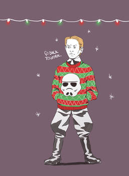 First Order Winter Holiday party Armitage Hux