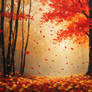 Crimson Autumn Whispers