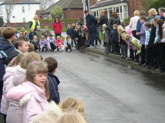 Egg Rolling at Easter