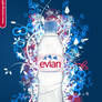 evian water ad