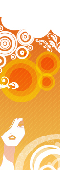 orange long Banner