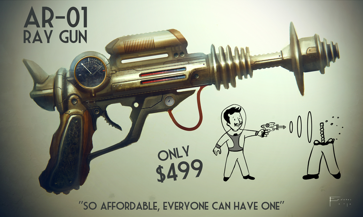 AR-01 Ray Gun by TomEdwardsConcepts on DeviantArt