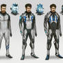 Poseidon crew diving suits.
