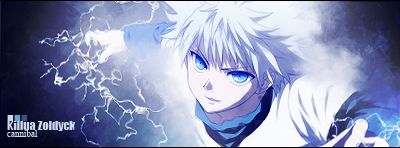 Killua Zoldyck signature by Annieator on DeviantArt