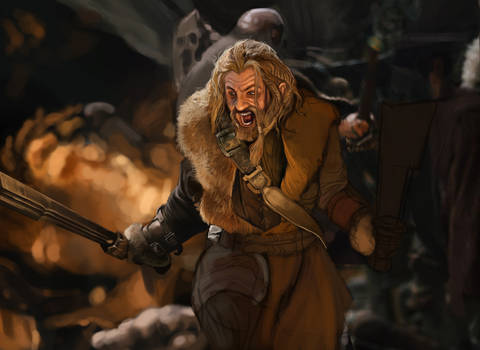 Fili from The Hobbit study