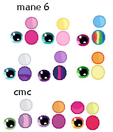 Mlp Base Color Guide 9 mlp color guide (new) by corruptdash on DeviantArt