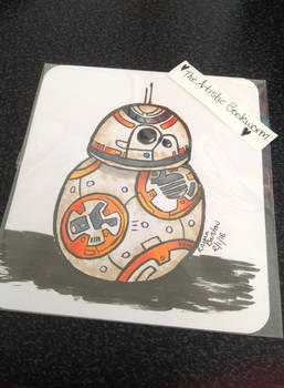 BB8 Copic Marker Drawing