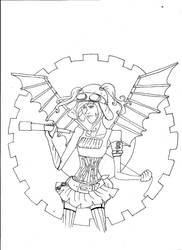 steam punk LINEART