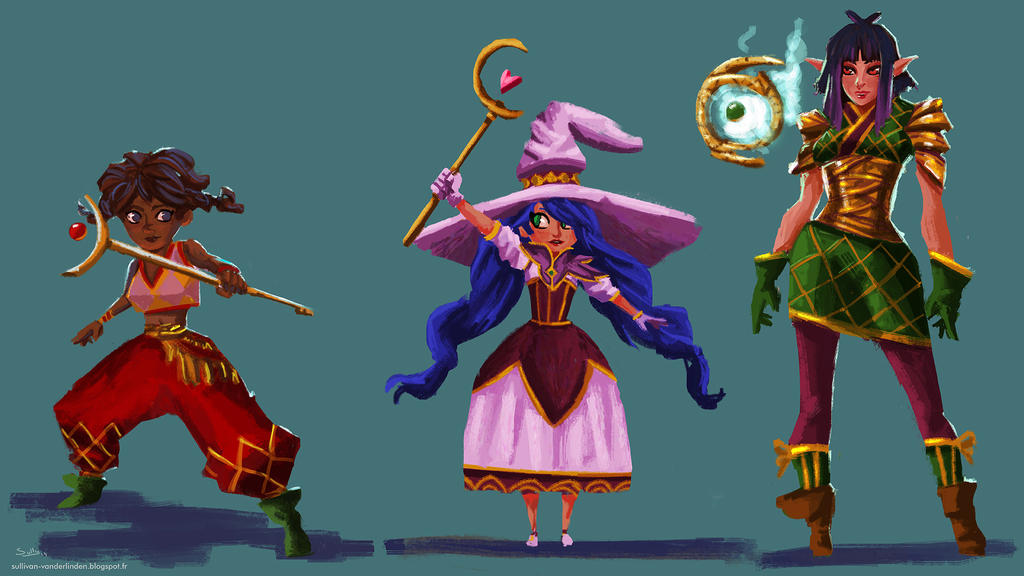 RPG classes : Mages part 2 by sulliart on DeviantArt