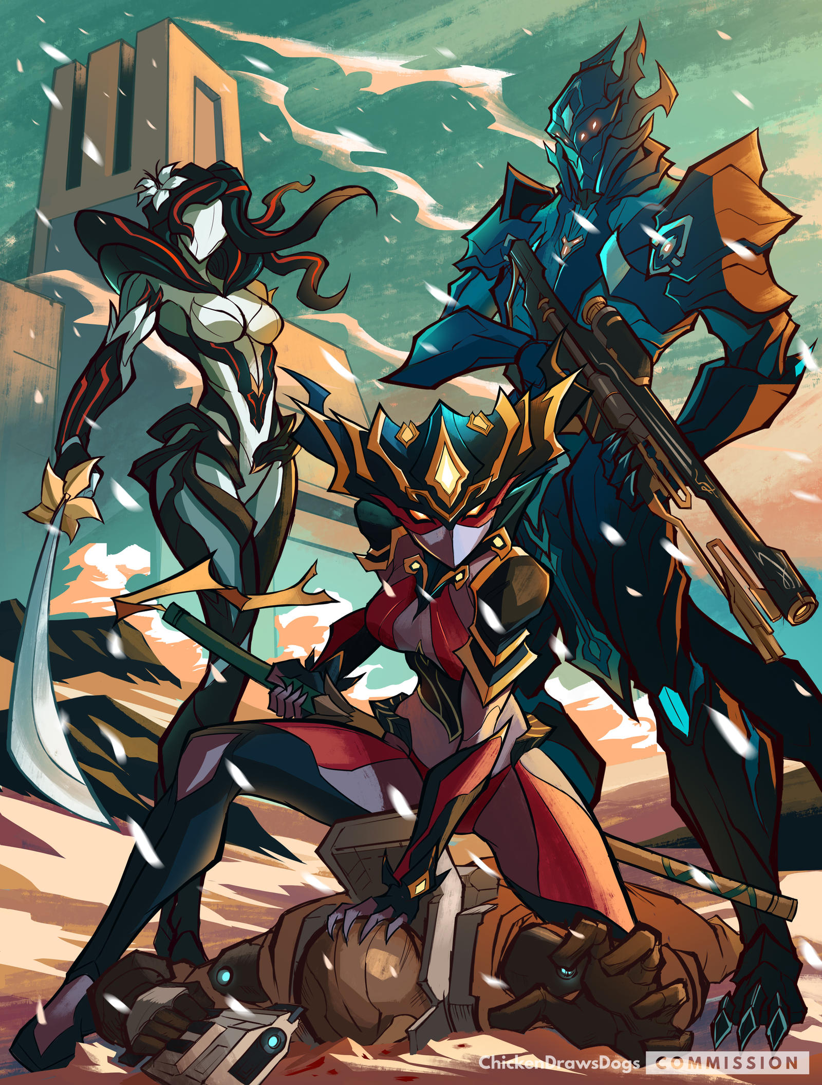 WARFRAME - Vallis Predators (Fortuna 4) by ChickenDrawsDogs