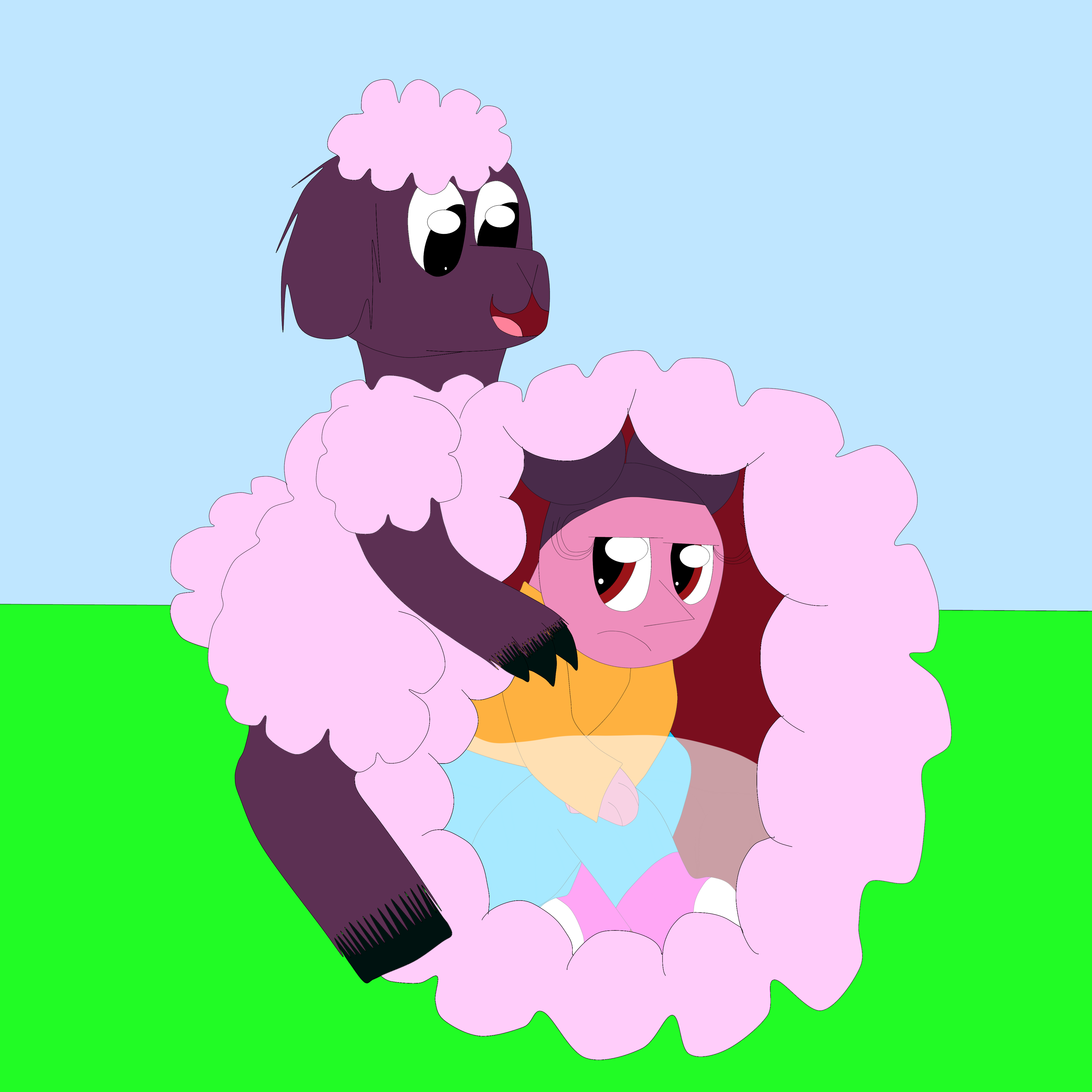 Wooly the Sheep ate Amanda the Adventurer by meghan12345 on DeviantArt