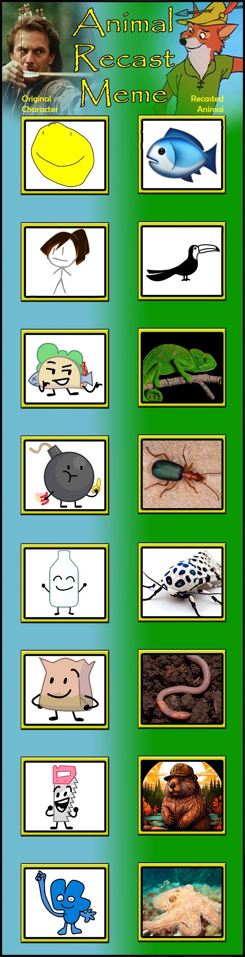 Object Show - Animal Cast Part 4 by meghan12345 on DeviantArt
