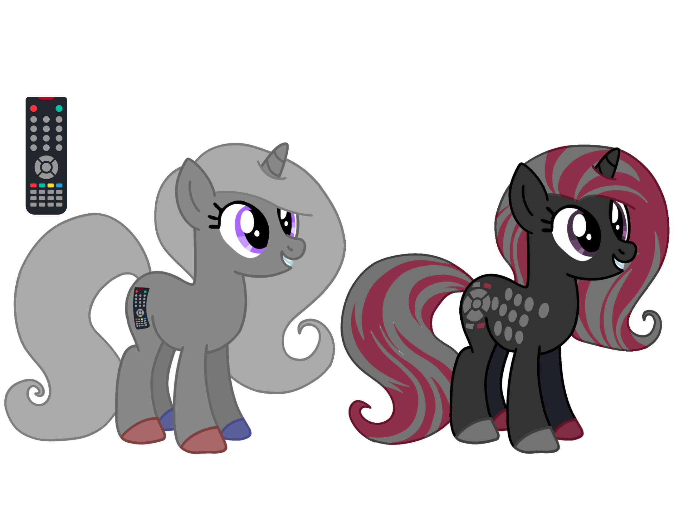 BFDI X MLP Ponified Remote by meghan12345 on DeviantArt