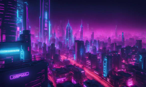 Violet Veins of the Metropolis