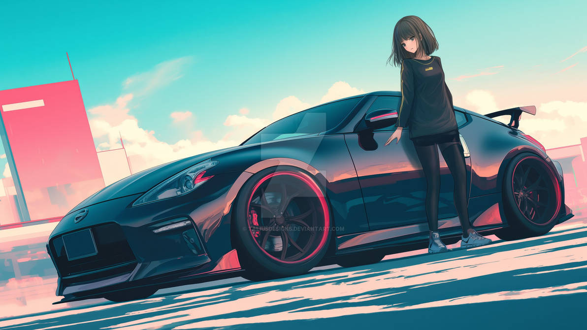 Deviantart Woman Car Girl and Her Car - IX by TaliusDesigns on DeviantArt