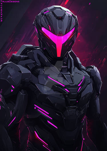 Quantum Wraith Titan of the Neon Wasteland by TaliusDesigns on DeviantArt