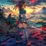 Twin-Blade Wanderer of the Sundering Dusklands