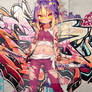 Tattered Graffiti Ninja Beauty