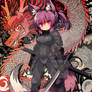 Violet Tail Crimson Scale Fang Shinobi