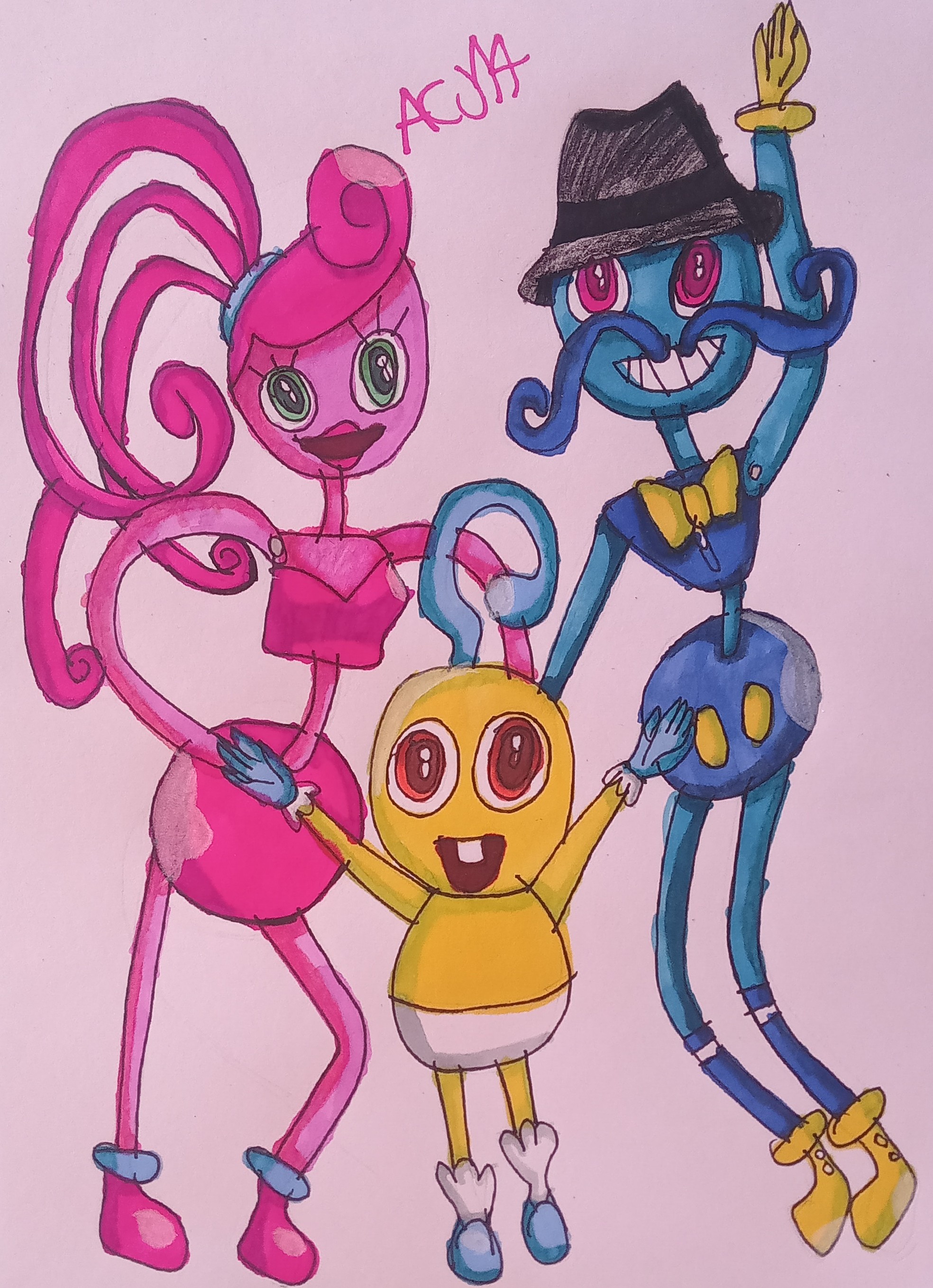 Poppy Playtime - The Long Legs Family by DarkFairy1999 on DeviantArt