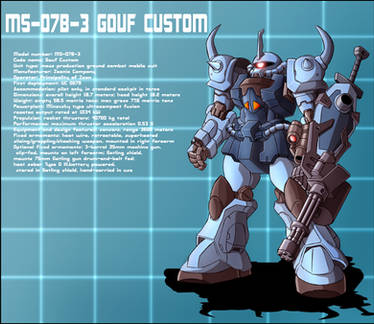 MS-07B-3 Gouf Custom Profile