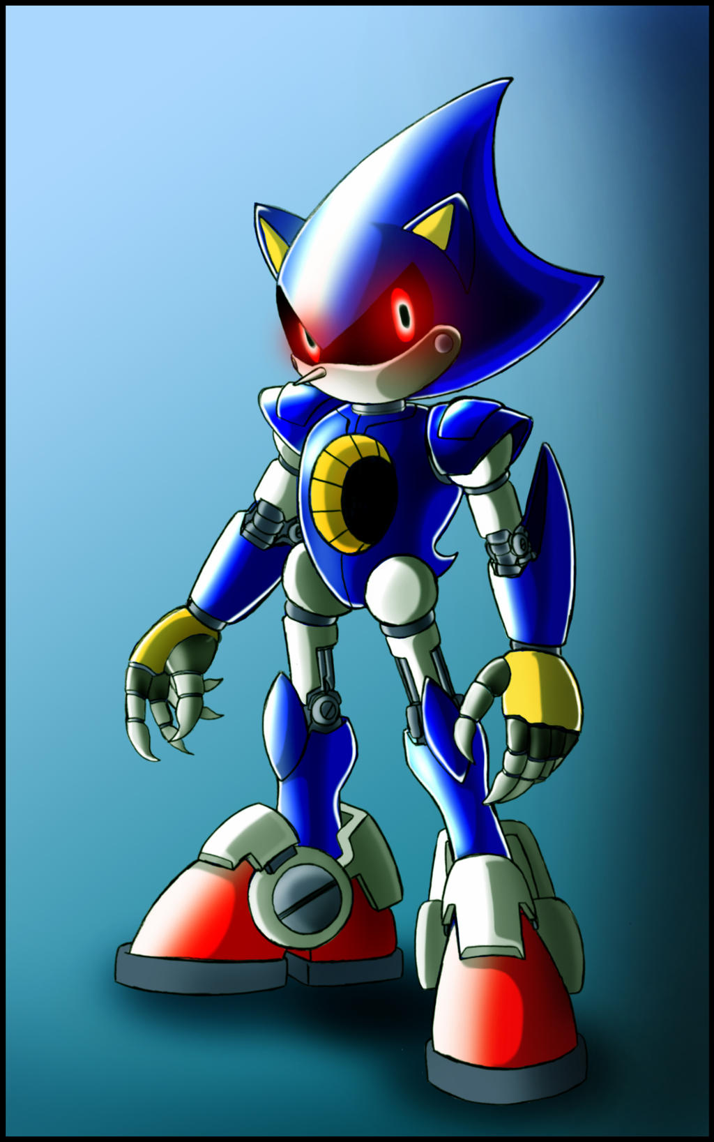 Metal sonic redesign by zeiram0034 on DeviantArt