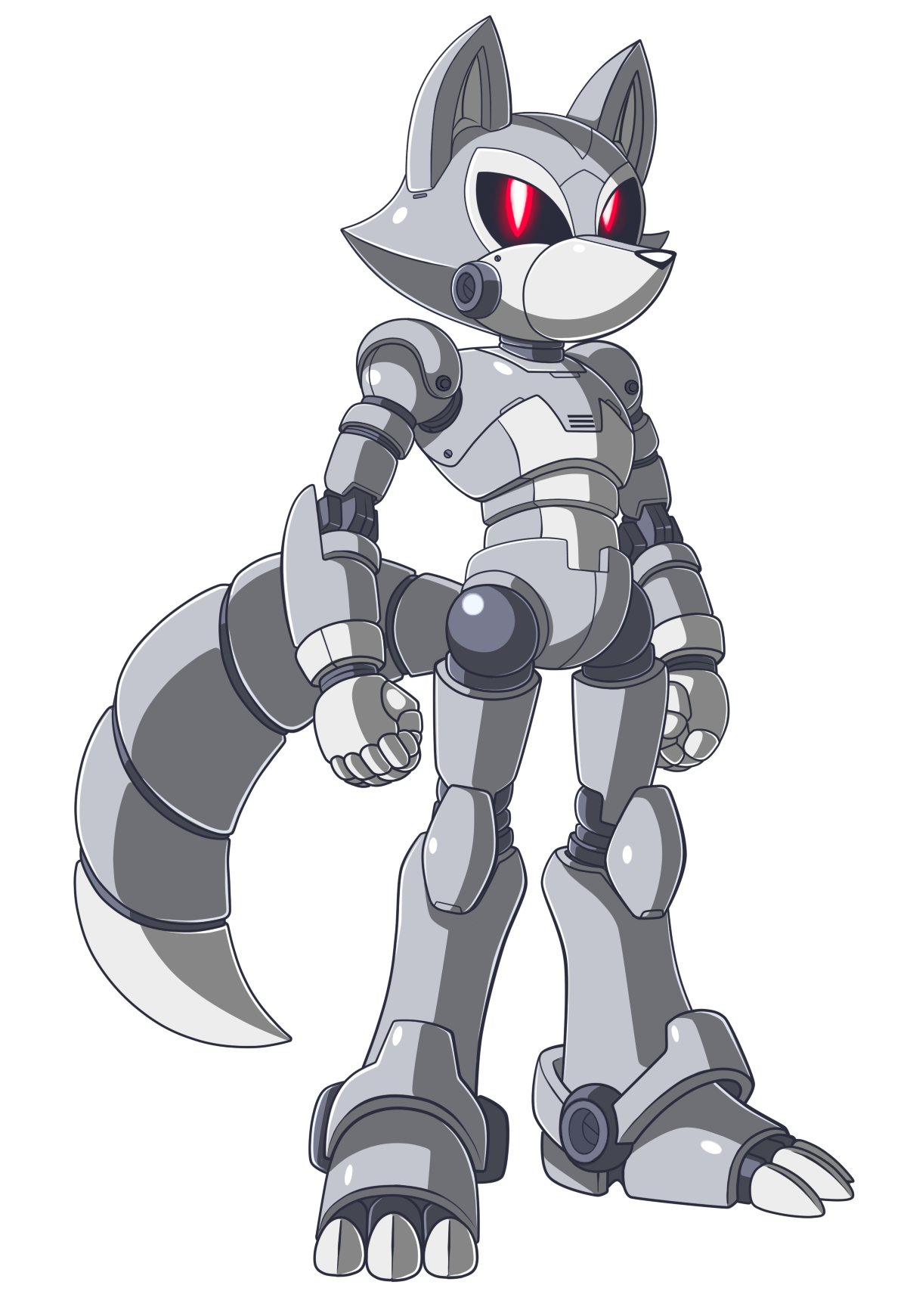 Mecha Sonic: SATAM design by zeiram0034 on deviantART