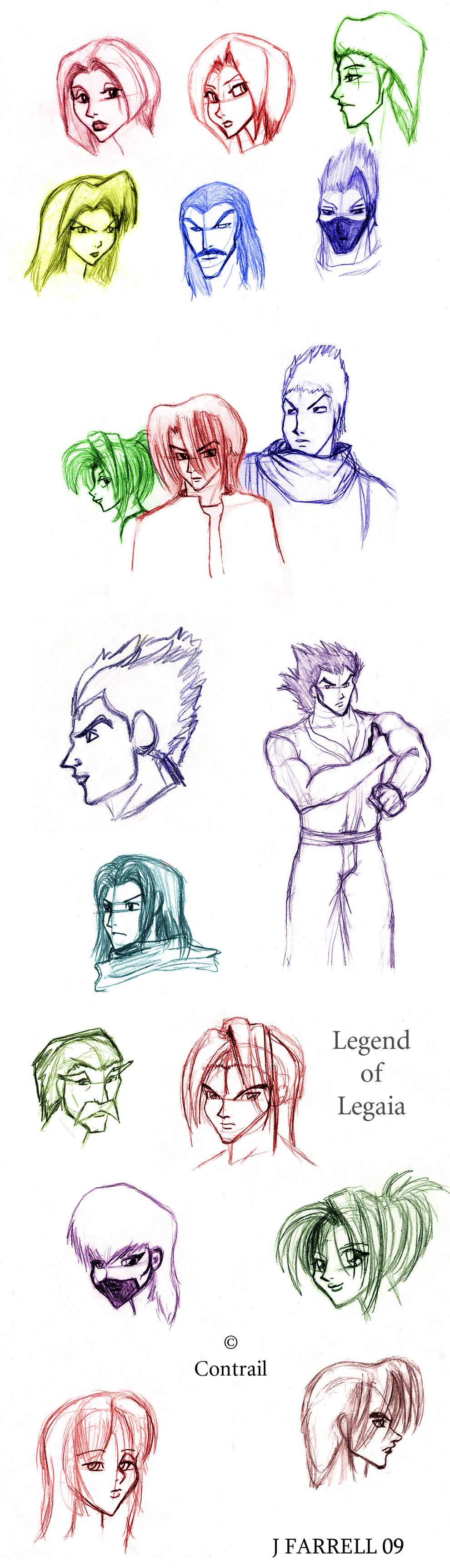 Legend of Legaia Sketches