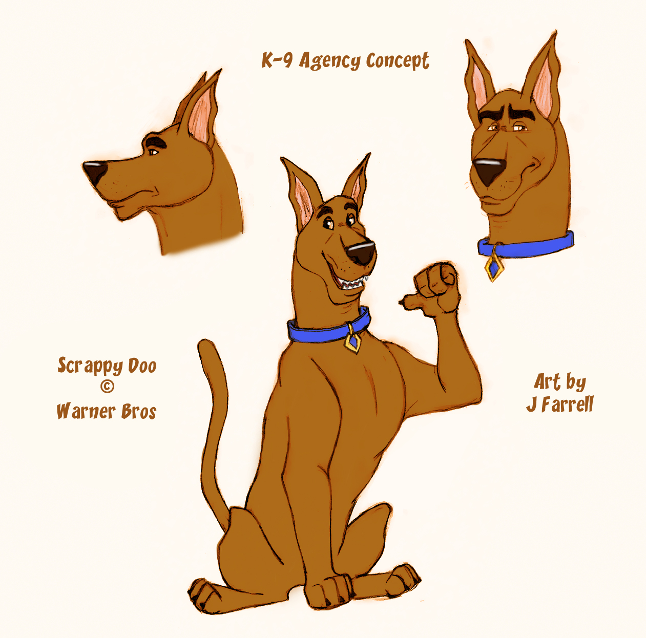 Adult Scrappy Doo Concept 2 Color by darkmane on DeviantArt