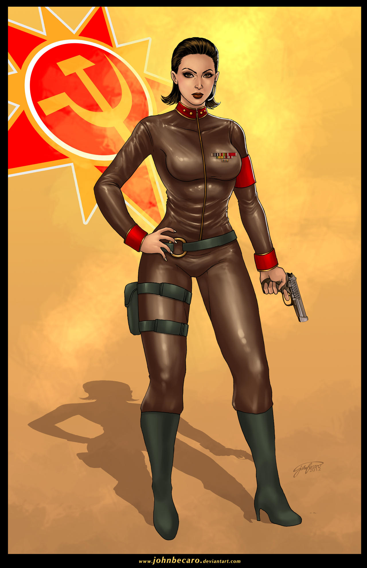 Commission: LT SOFIA from Red Alert 2 by on