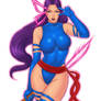 Psylocke x sticker art