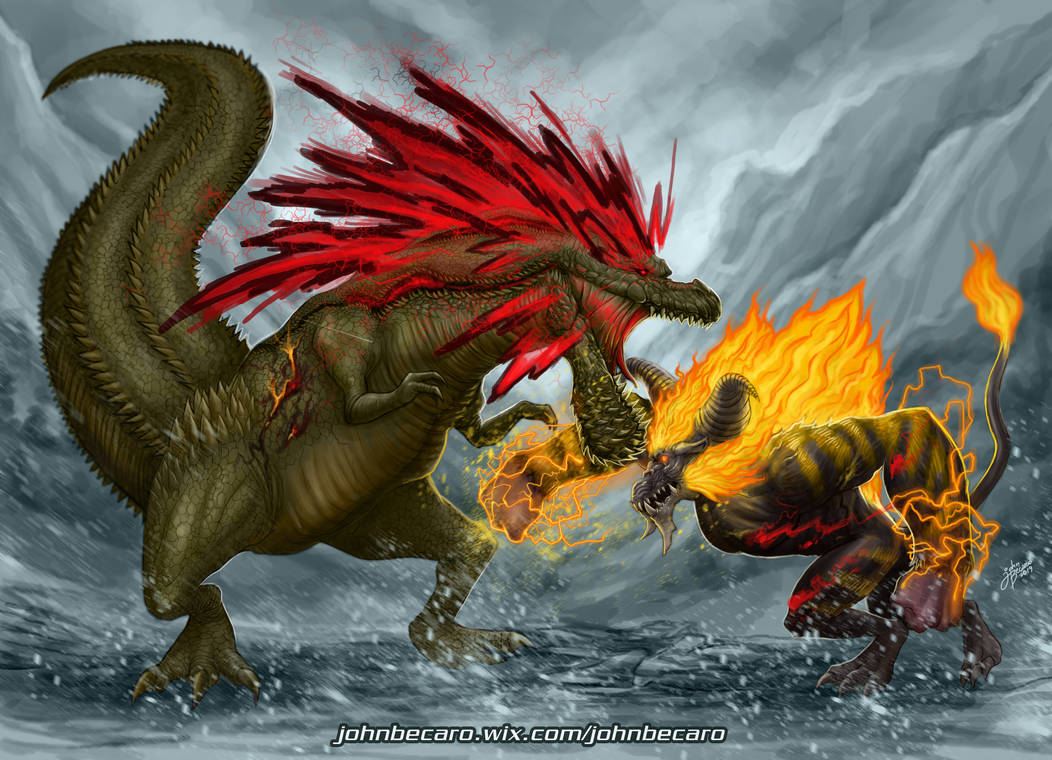 Behemoth Rajang Deviljho vs Rajang by johnbecaro on DeviantArt