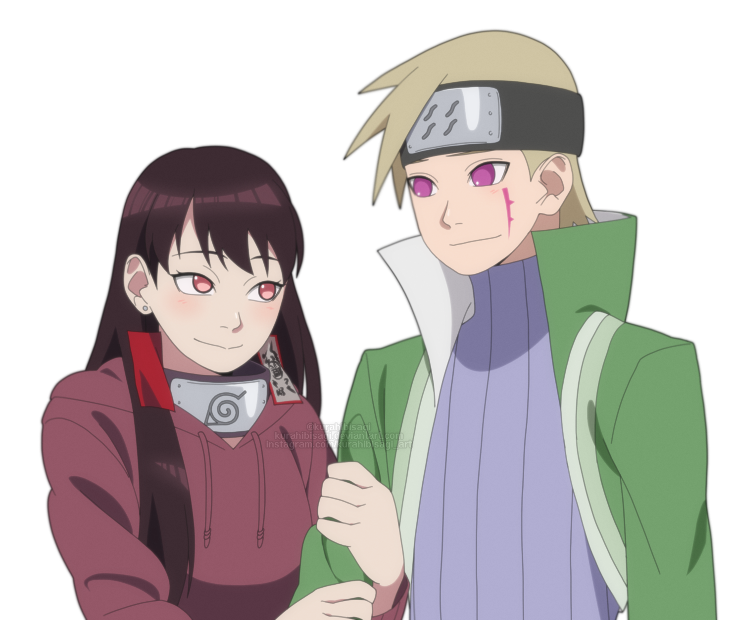 Fc Boruto Cm Yuki And Kagura By Kurahibisagi On Deviantart