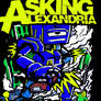 Asking Alexandria Pop Art Robo Monster