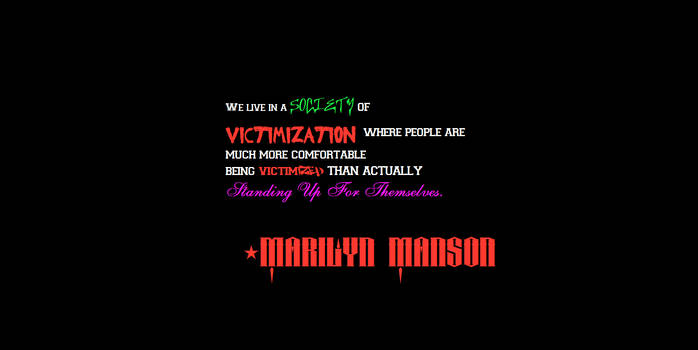 Marilyn Manson Quote