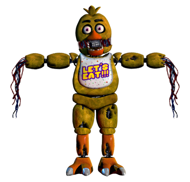 Classic Withered Chica Do Not Claim As Your Own, Give - Fnaf 1