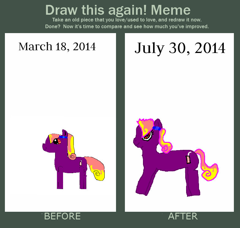 Meme Before And After: Lemon Swirl