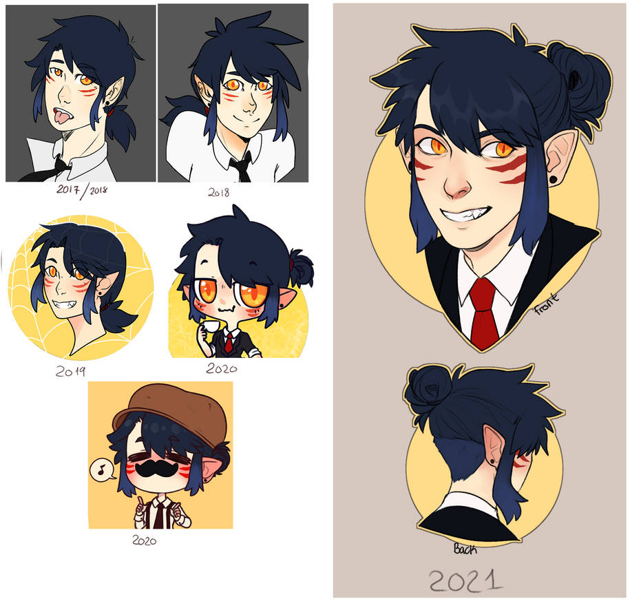 Character redraw 2021 by kentha-art on DeviantArt