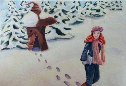 Girl in the Snow