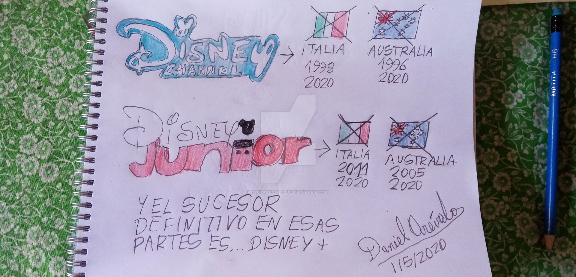 RIP Disney Channel and Junior (Italy and Australia by 1987arevalo on ...