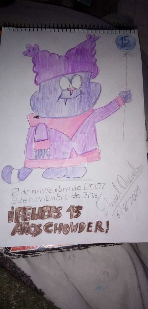 Chowder Deviantart 22 Feliz 15 aniversario Chowder by 1987arevalo on DeviantArt