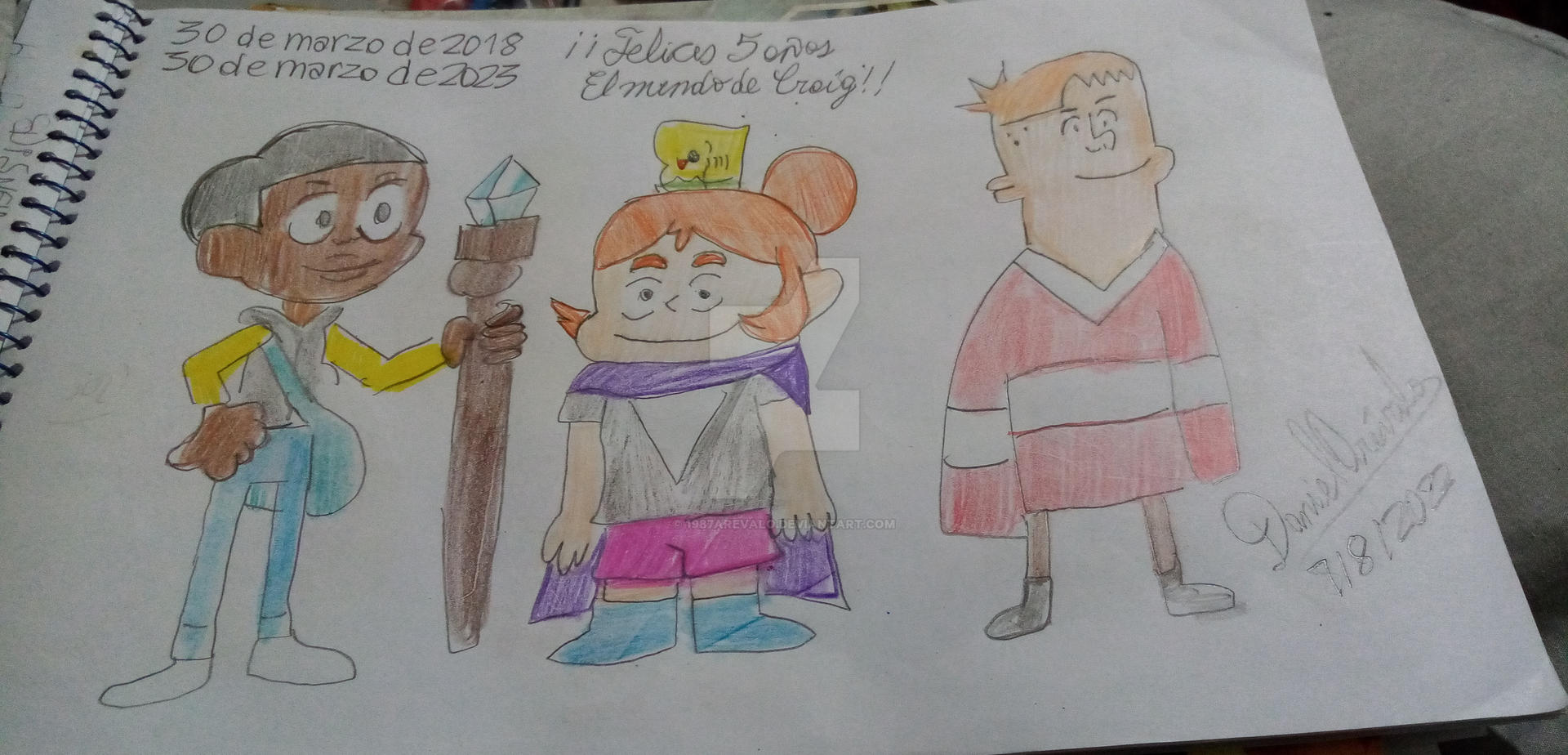 Gracias El mundo de Craig en sus 5 anios by 1987arevalo on DeviantArt
