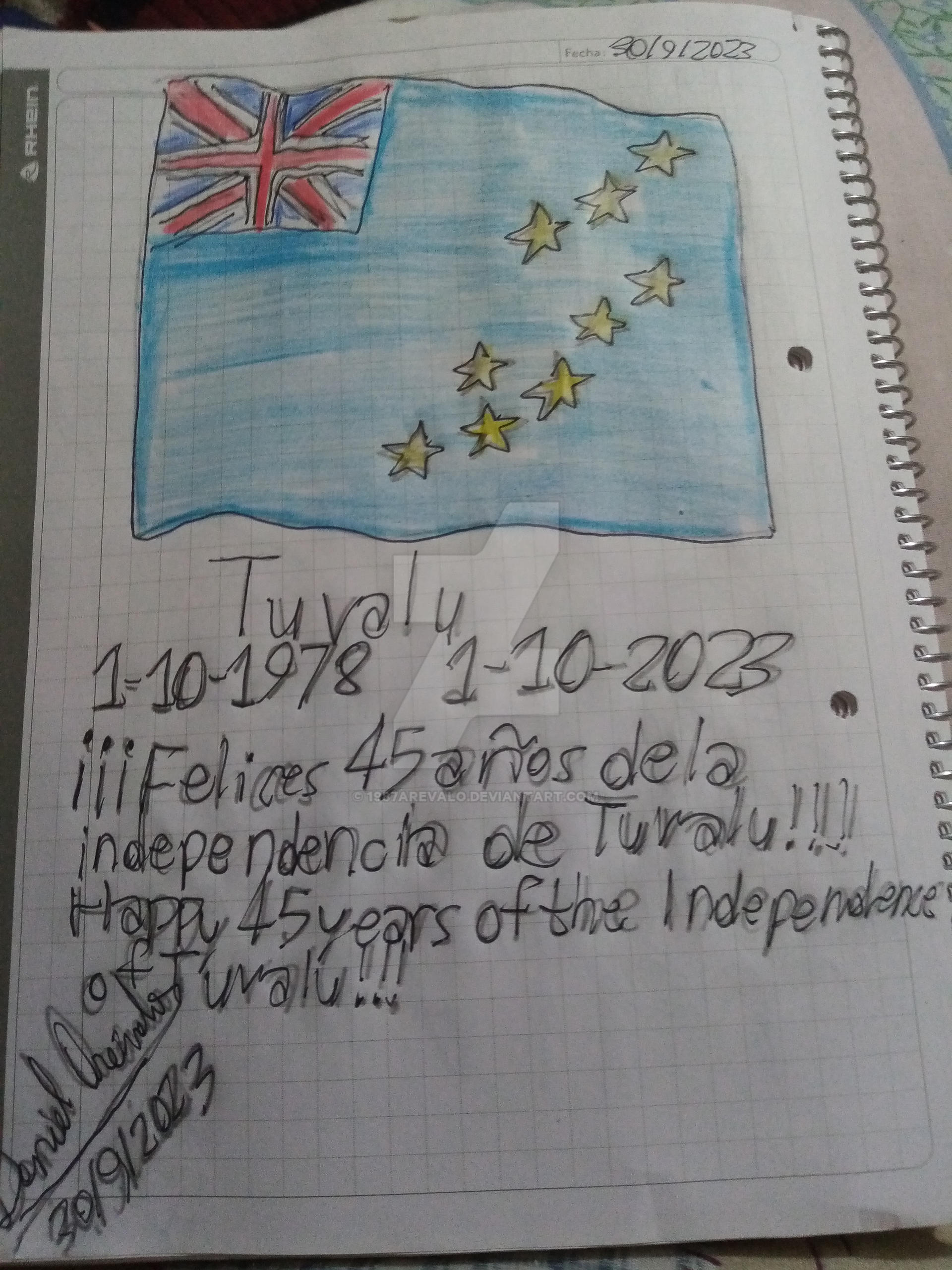 45 years of Tuvalu!!!! by 1987arevalo on DeviantArt