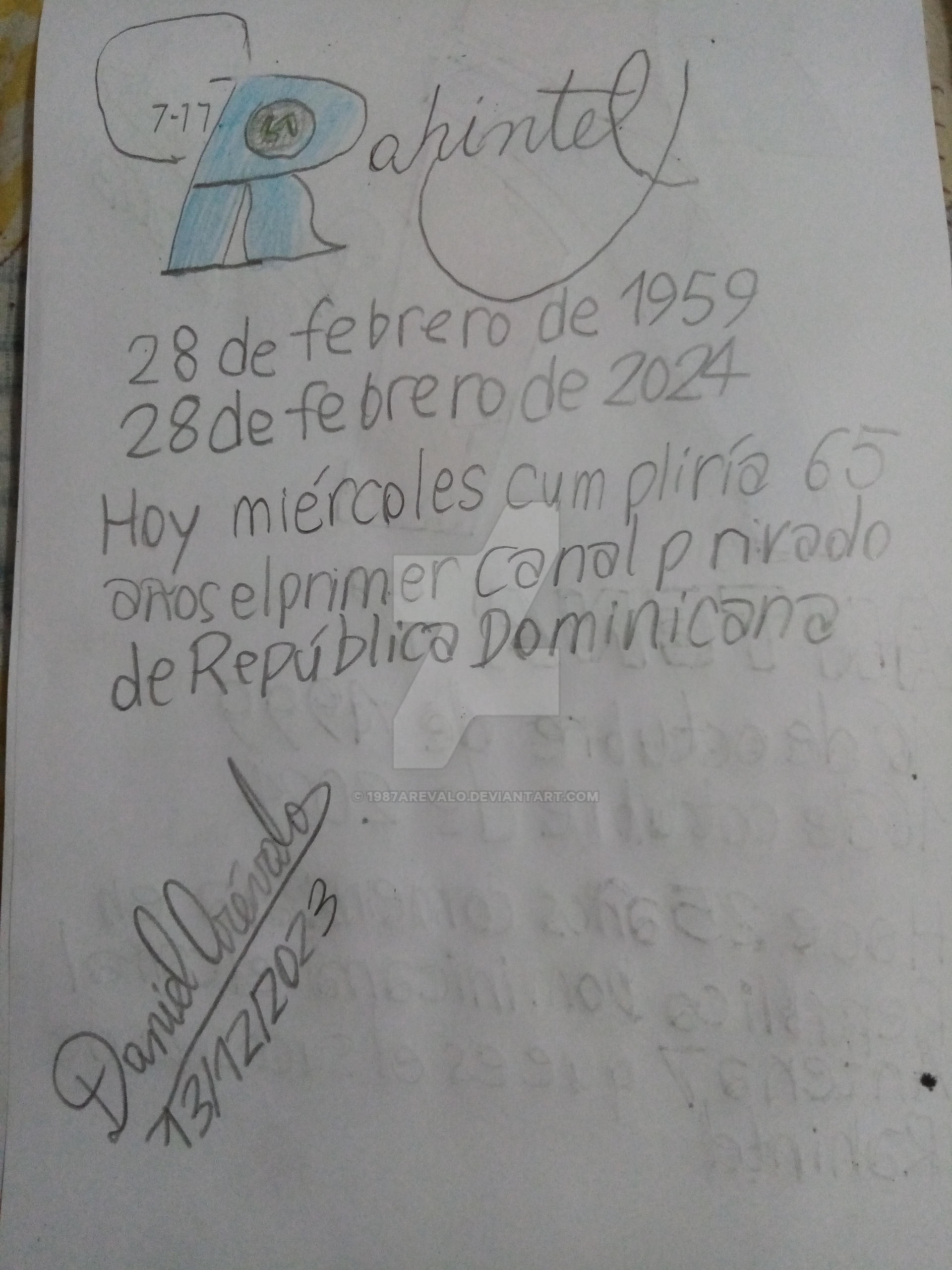 Felices 65 anios Rahintel Republica Dominicana by 1987arevalo on DeviantArt