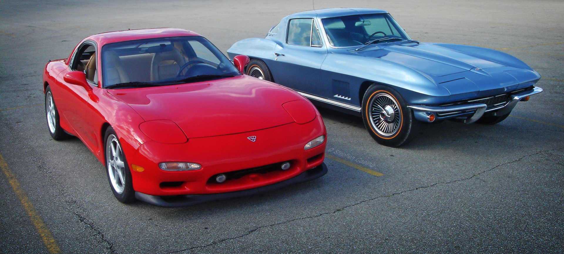 RX7 turbo + Corvette Stingray