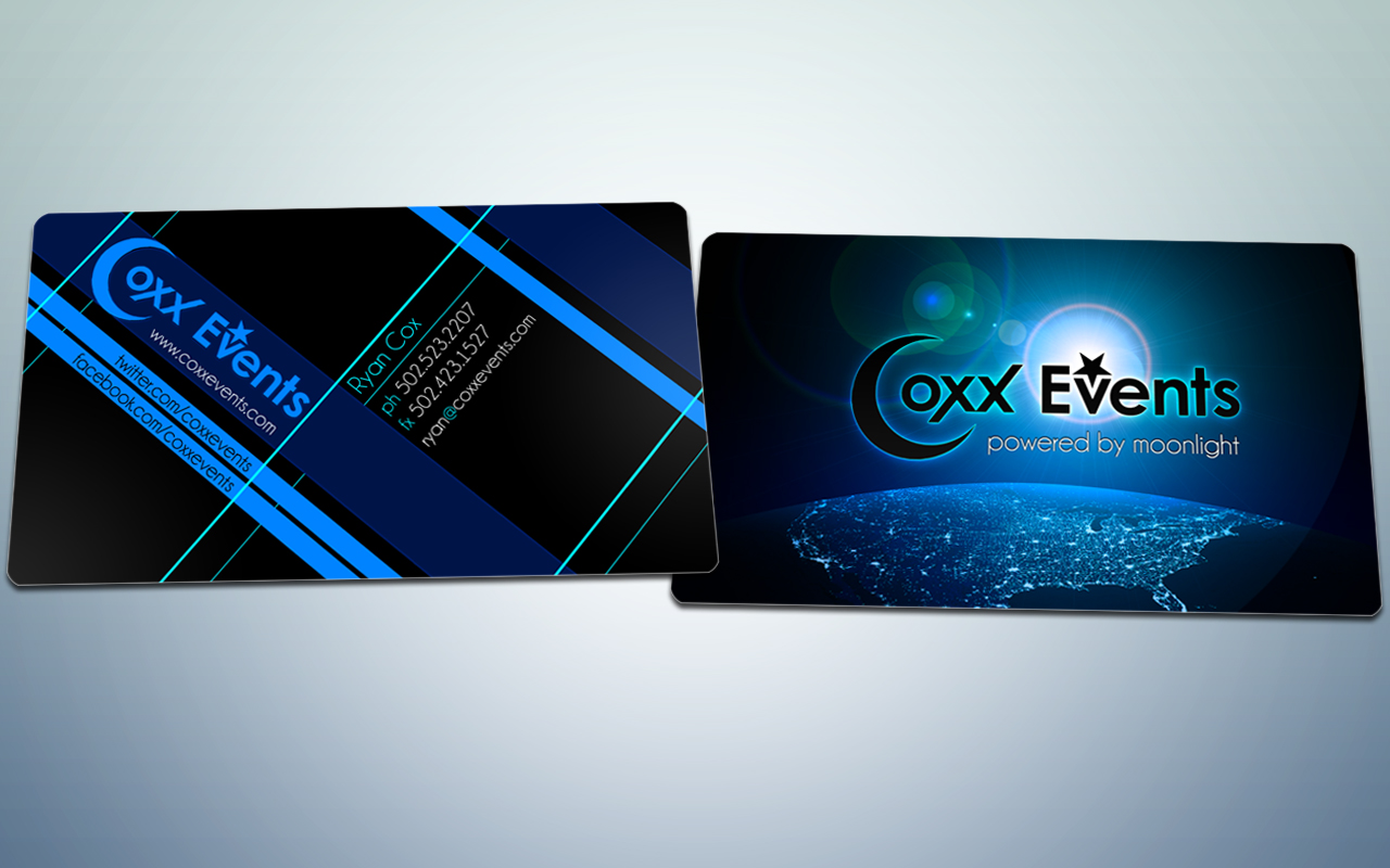 Coxx Events business cards by Stephen-Coelho