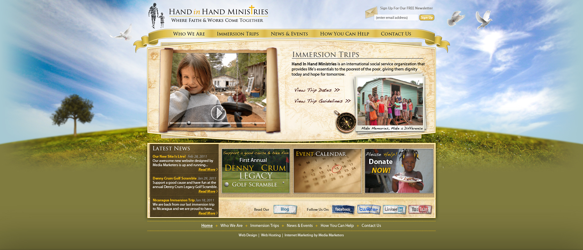 Hand In Hand Ministries design